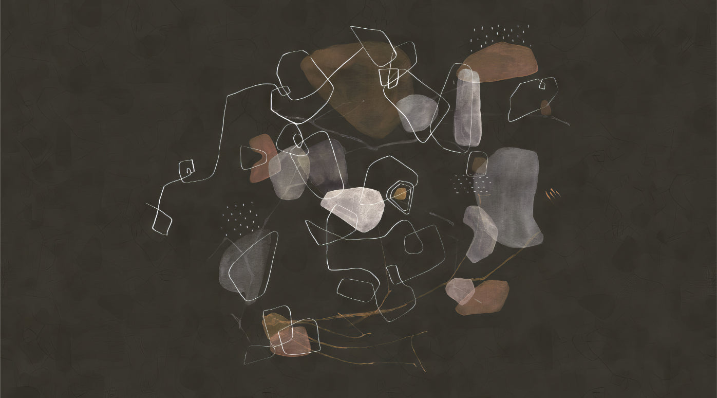 Enigmatico murale muro cosmico in your room — zoomed