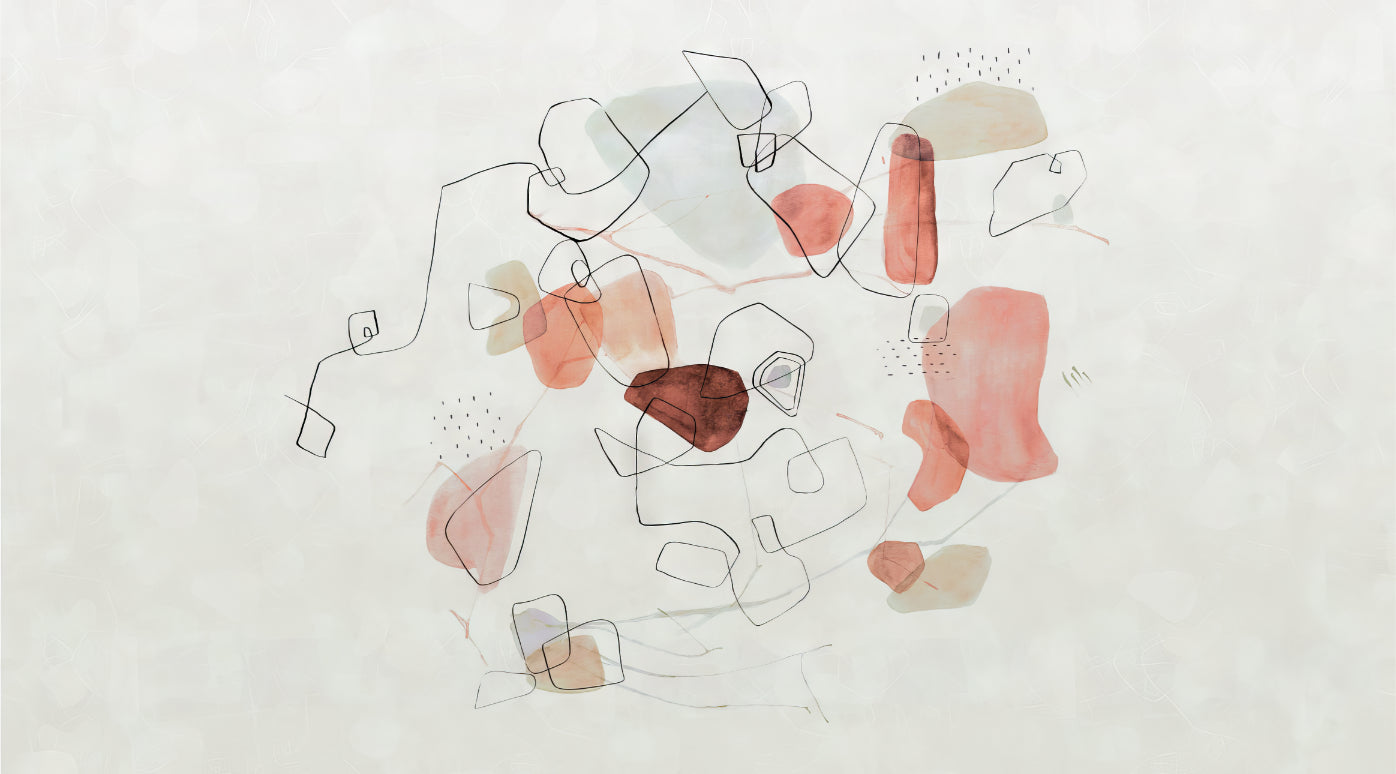 Ätherische Aquarellwand Wandgemälde