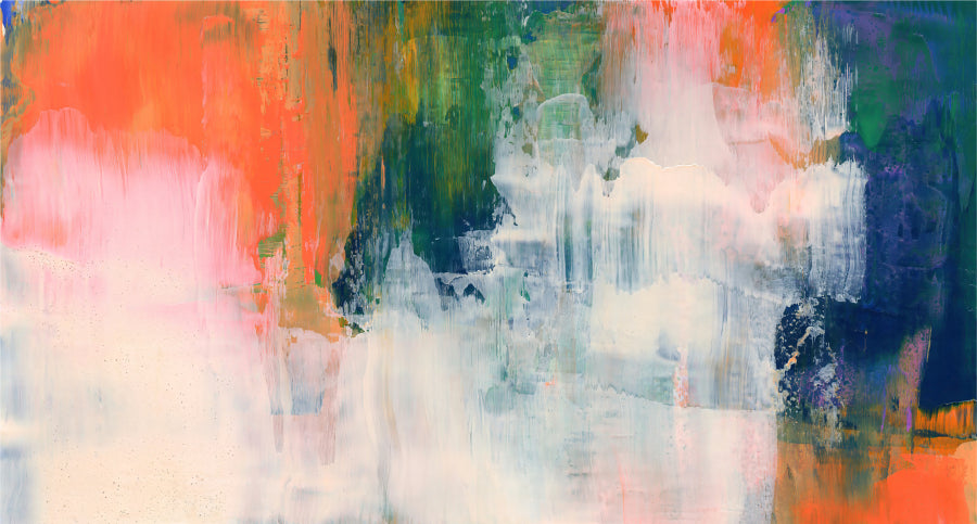 Abstracte borstelstroke wallpaper muurschildering