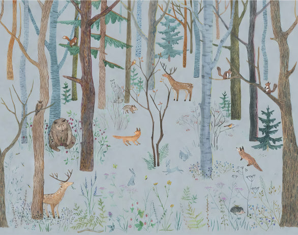 Mystical Wildlife Wall Mural