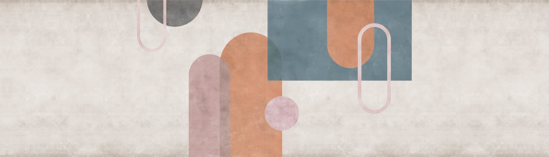Murale con bordi eleganti in your room — zoomed
