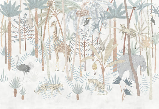 Fauna Mirage Tropical Mural