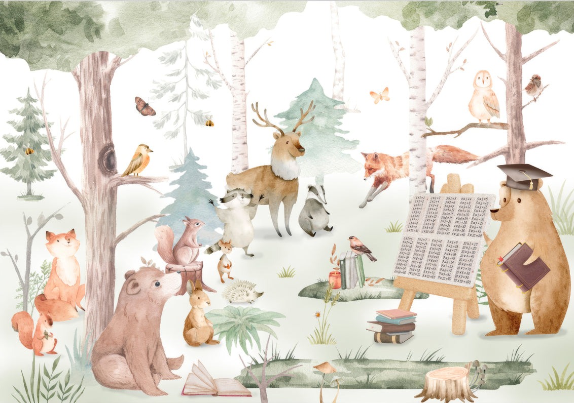 Kritteriluokka seinämaalaus in your room — zoomed