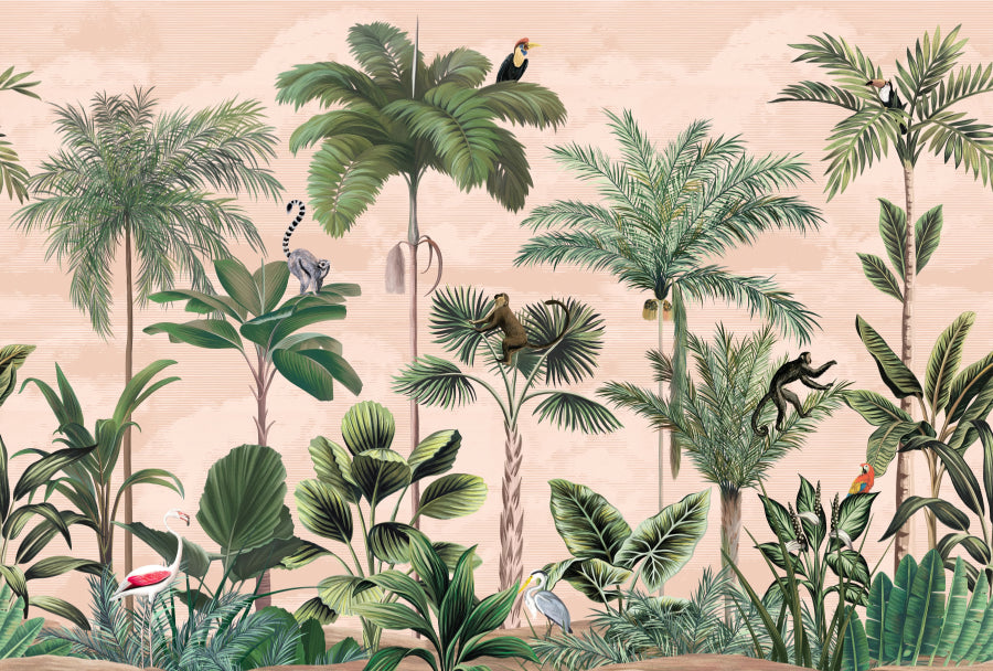Jungle Rhapsody Wall Mural