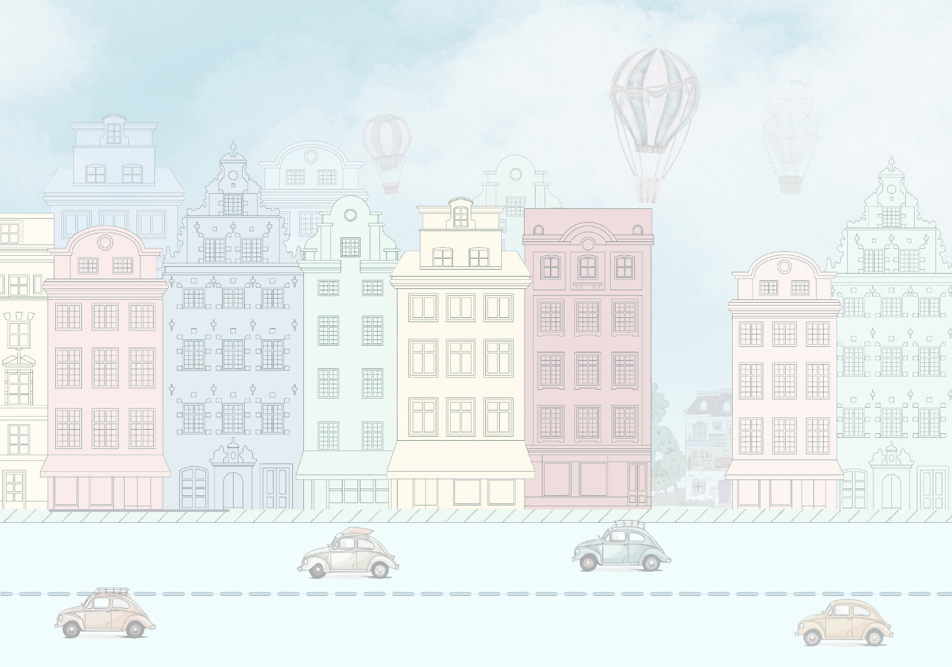 Vintage Boulevard Wallpaper Mural