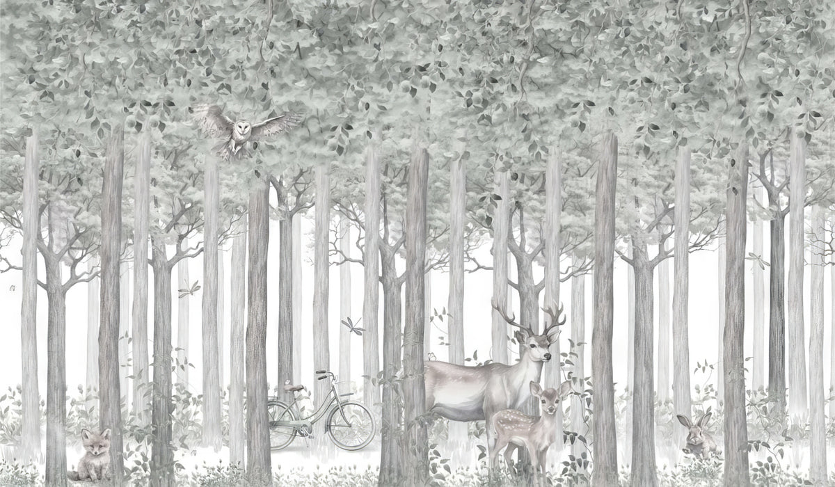 Murale murale di fauna mistica in your room