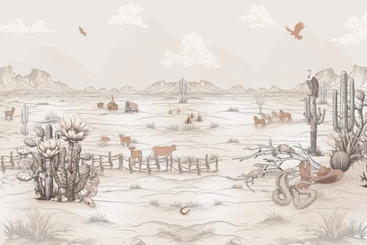 Tumbleweed Treasures Wallpaper Mural