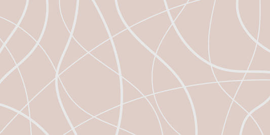 Abstrakte beige Linienwandmalerei