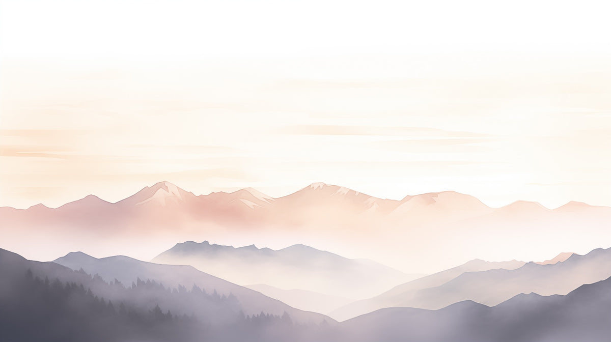 Mist Mountain Tapete Wandbild in your room