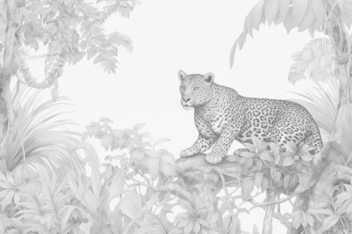 Fond d'écran d'impression noire du guépard