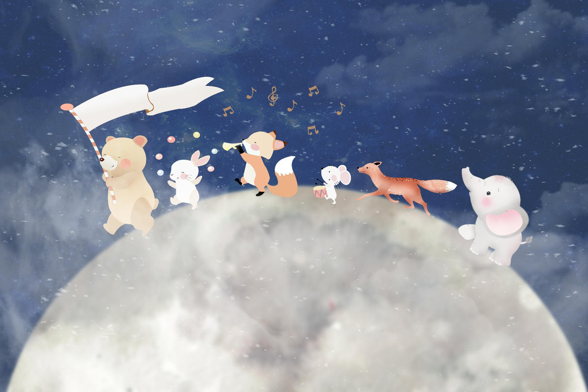 Stardust Dreams Wall Mural in your room — zoomed