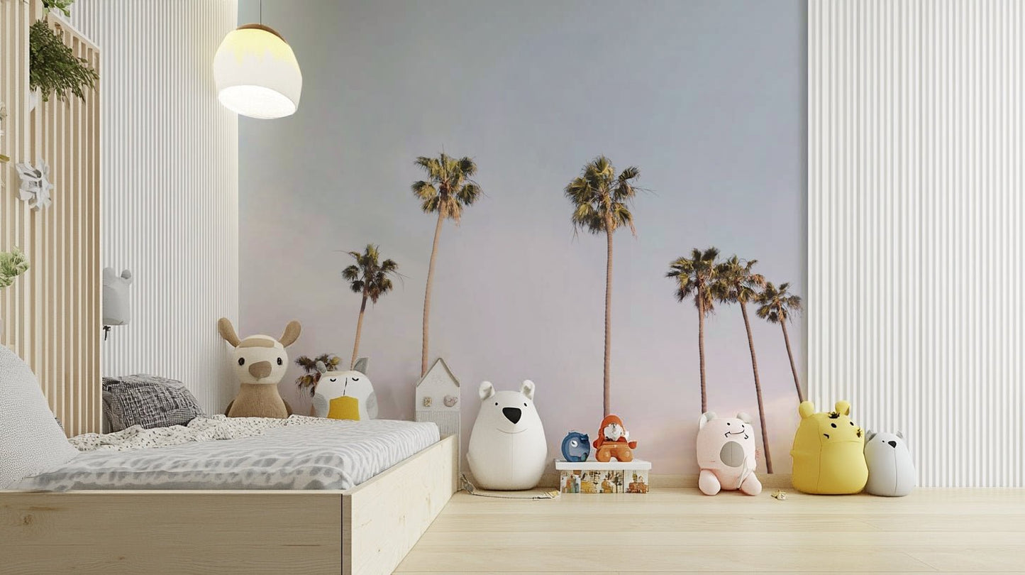 Relaxing California Dreaming mural featuring beach vibes.

