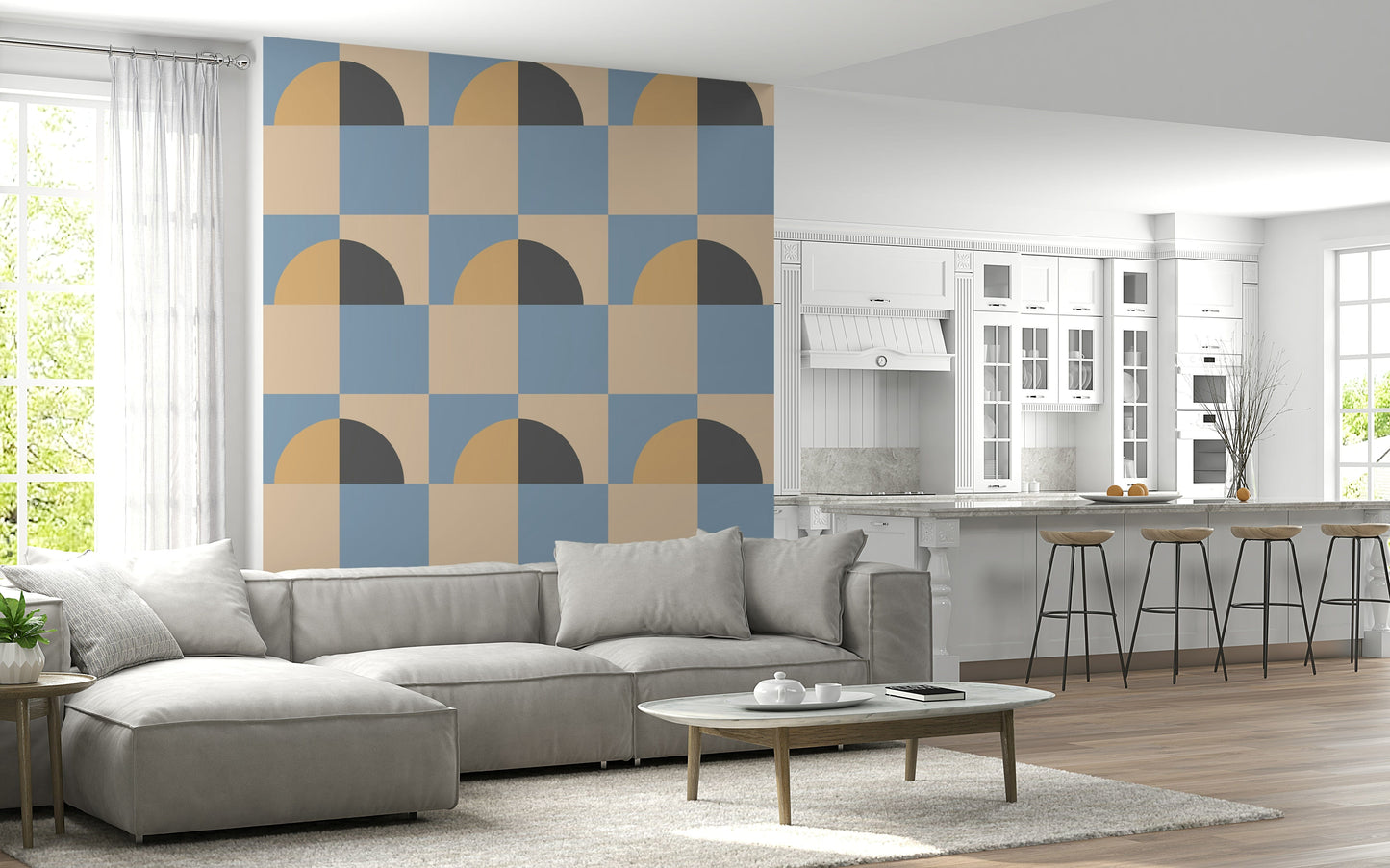 Abstract Sun and Sky Wallpaper⁠