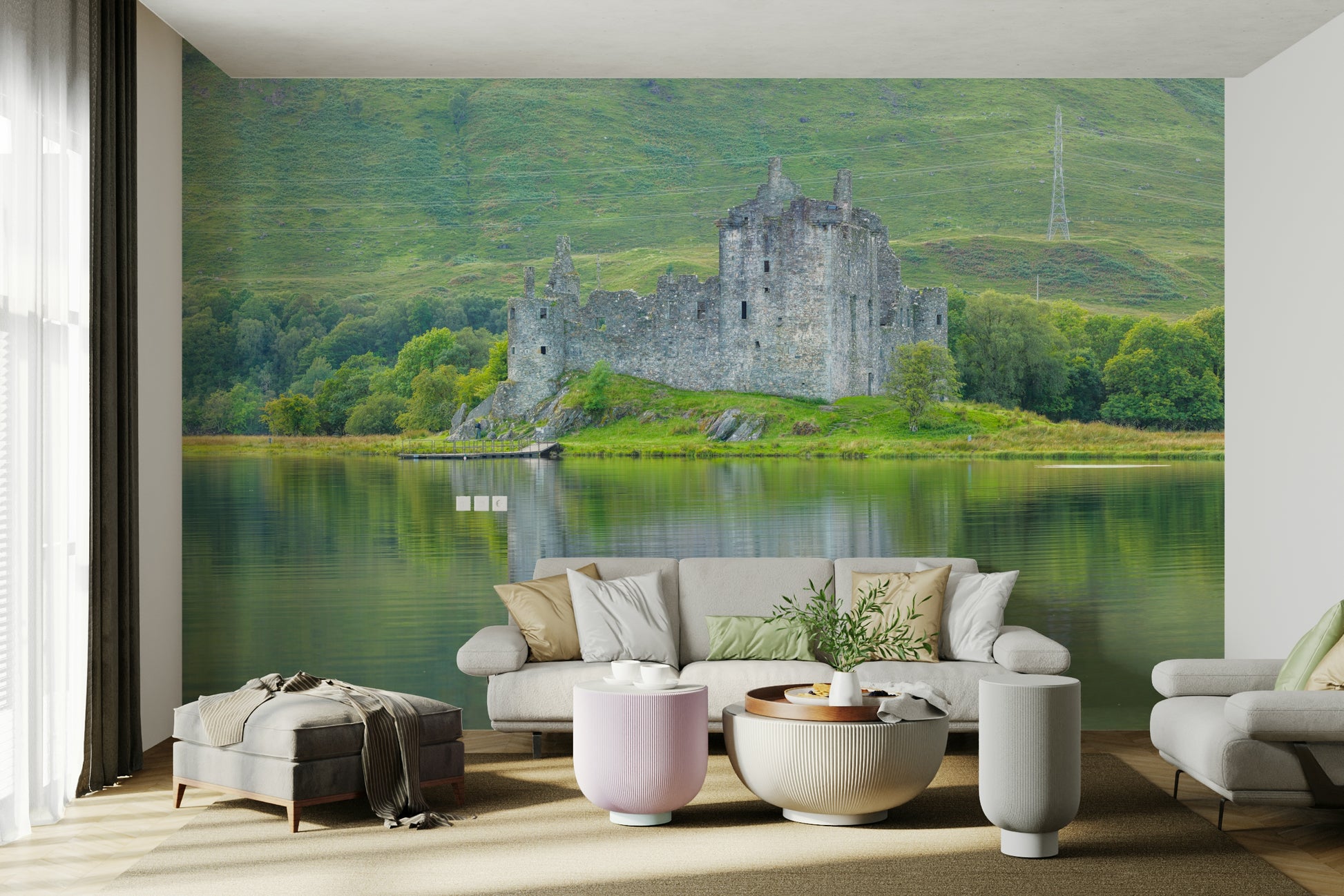 A high-quality print of a classic city scene.

