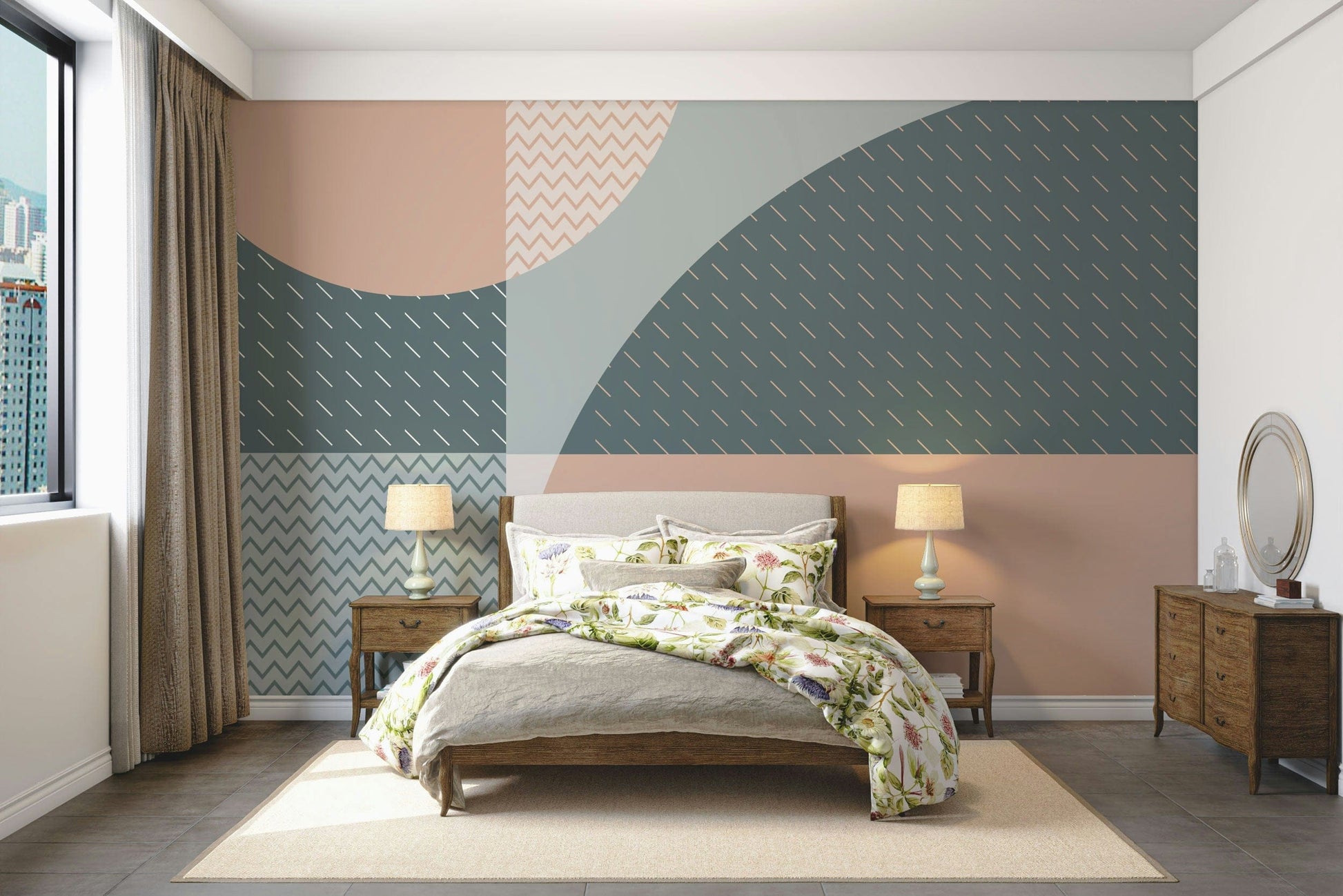 The design feels graceful and peaceful.

