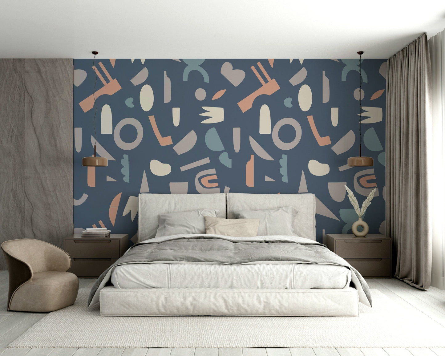 The design has a beautiful, artistic aesthetic.

