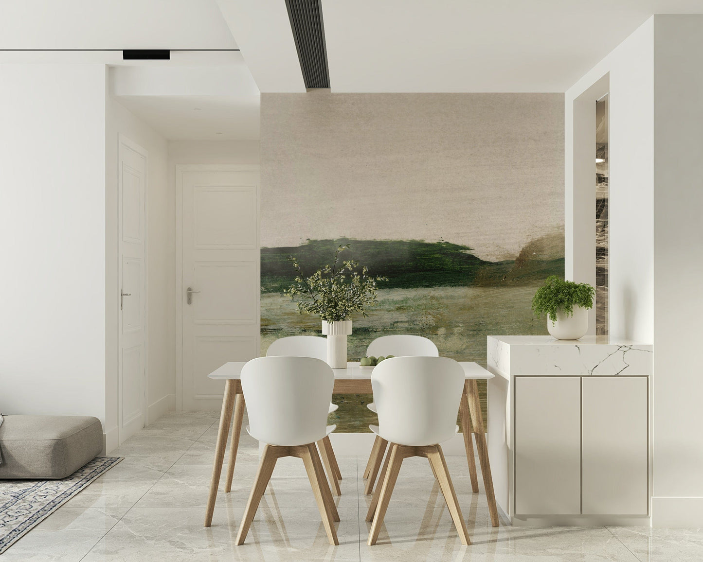 Brushstroke Horizon Wall Mural -2938603
