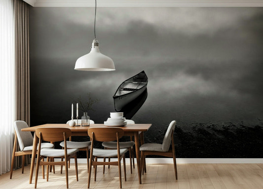 Fresque murale Voyage brumeux -2099729