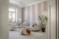 A contemplative gentle vertical wallpaper mural for a feature wall.