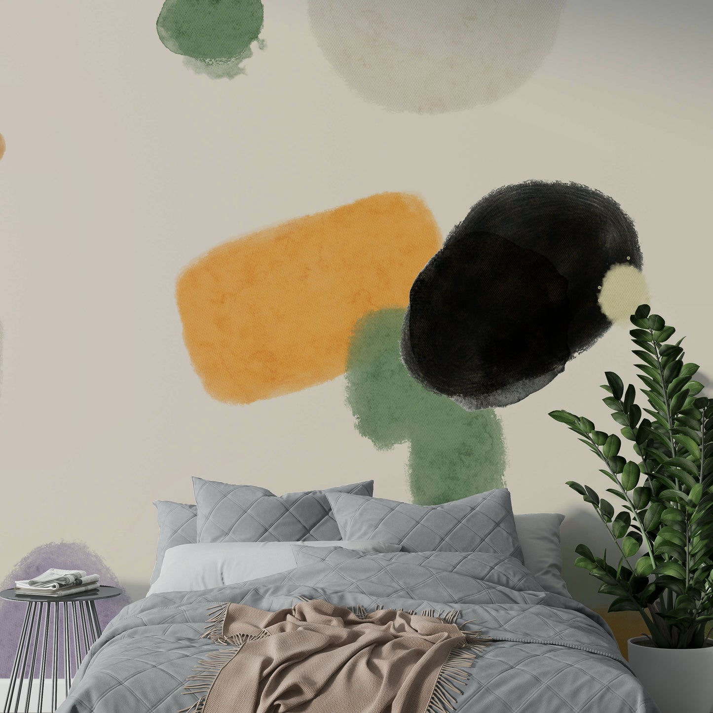 アサリのトーンコンポジションウォール壁画