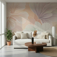 High quality finish on Vintage Botanical Mural paper.