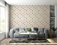 The colors are gentle, with a muted, neutral palette.

