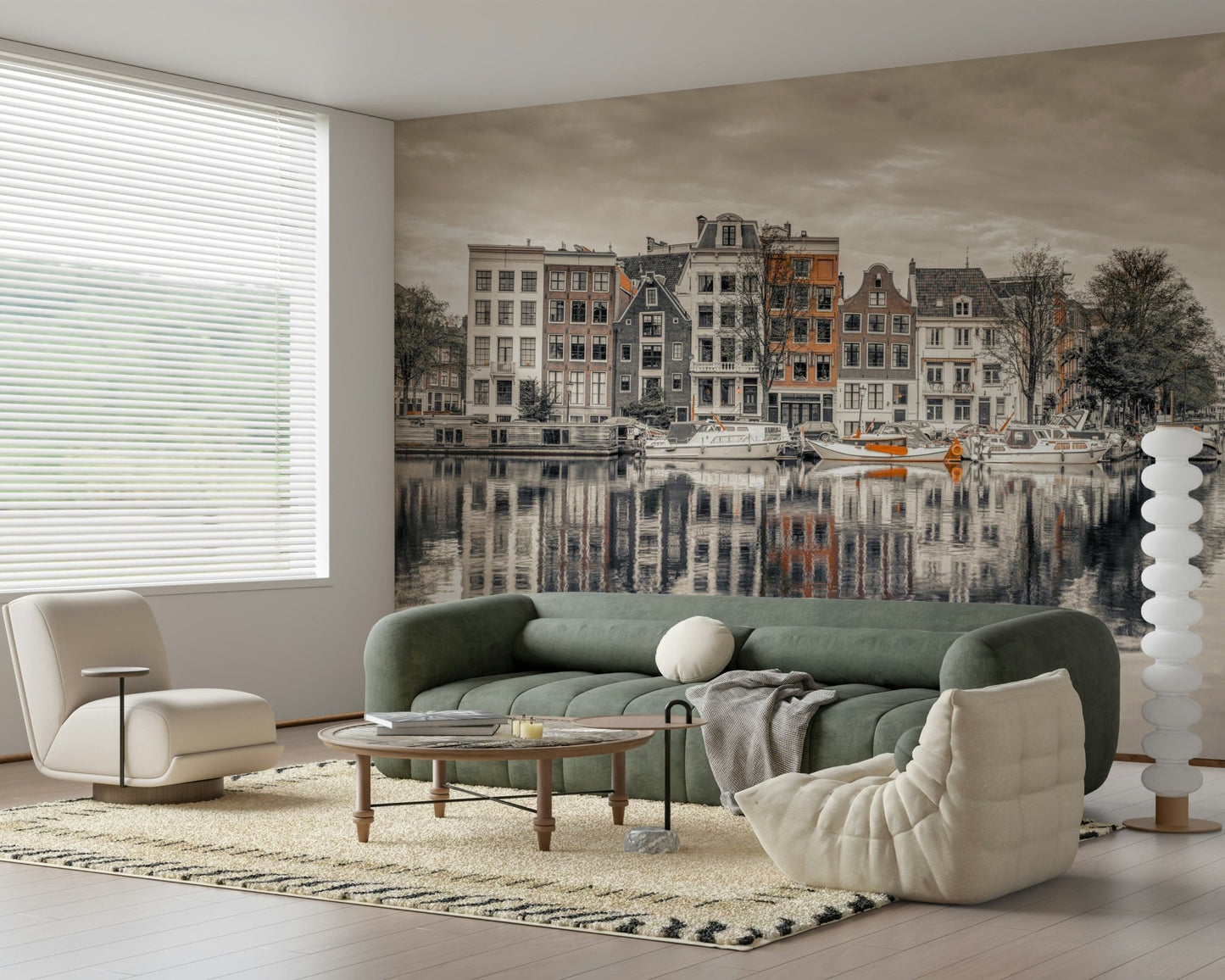Canal Harmony Wall Mural