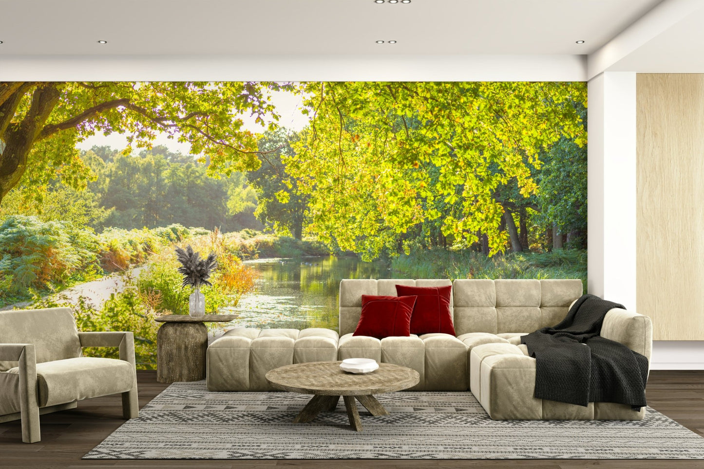 High-resolution image of a canal.

