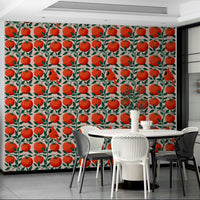 Rich garden wallpaper with tomatoes

