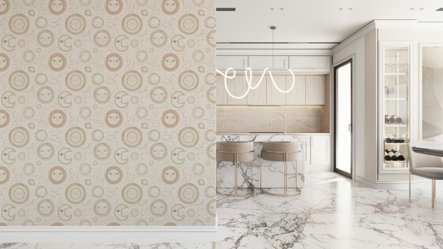 Celestial Harmony Wallpaper⁠