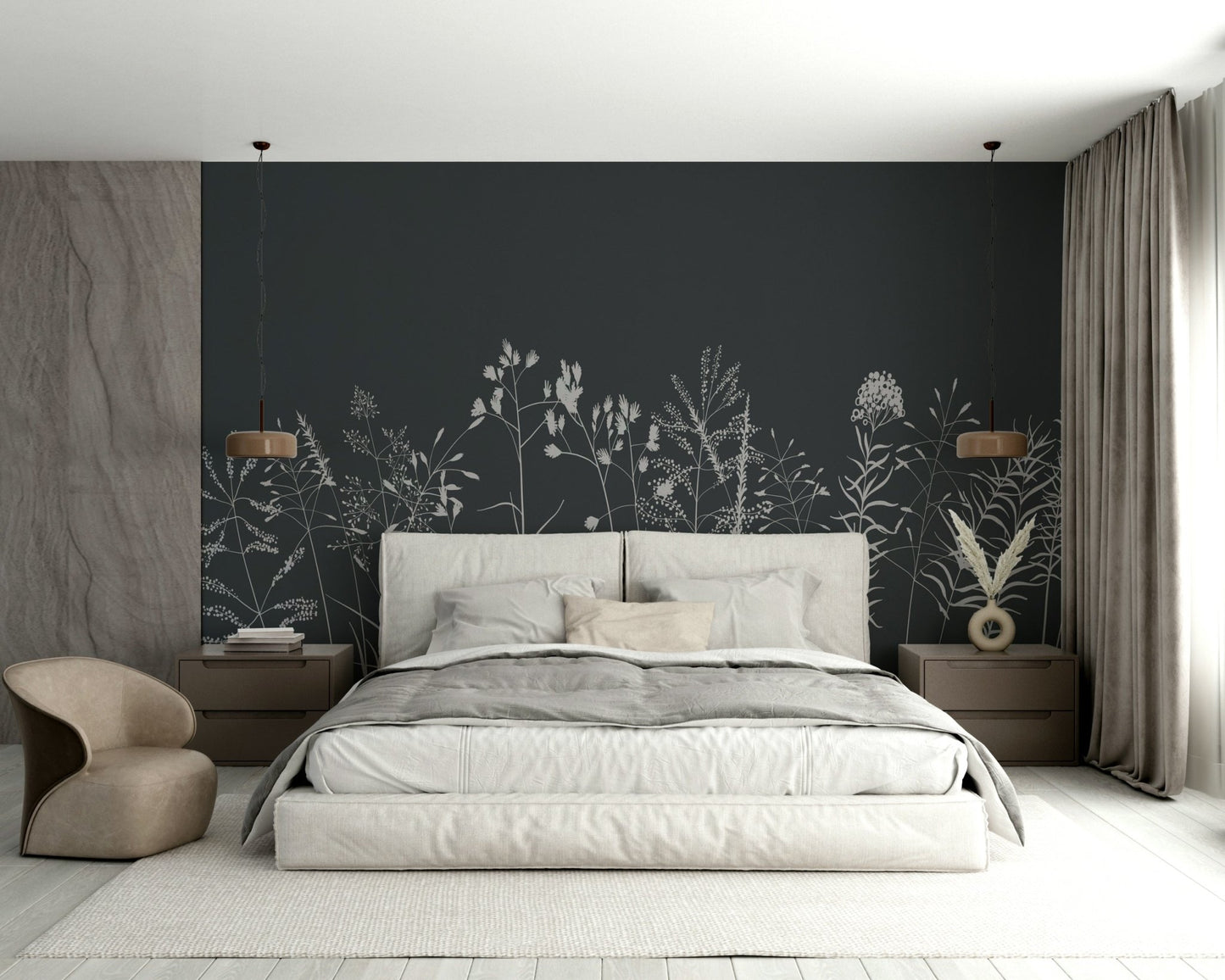 The feeling is one of fresh elegance.

