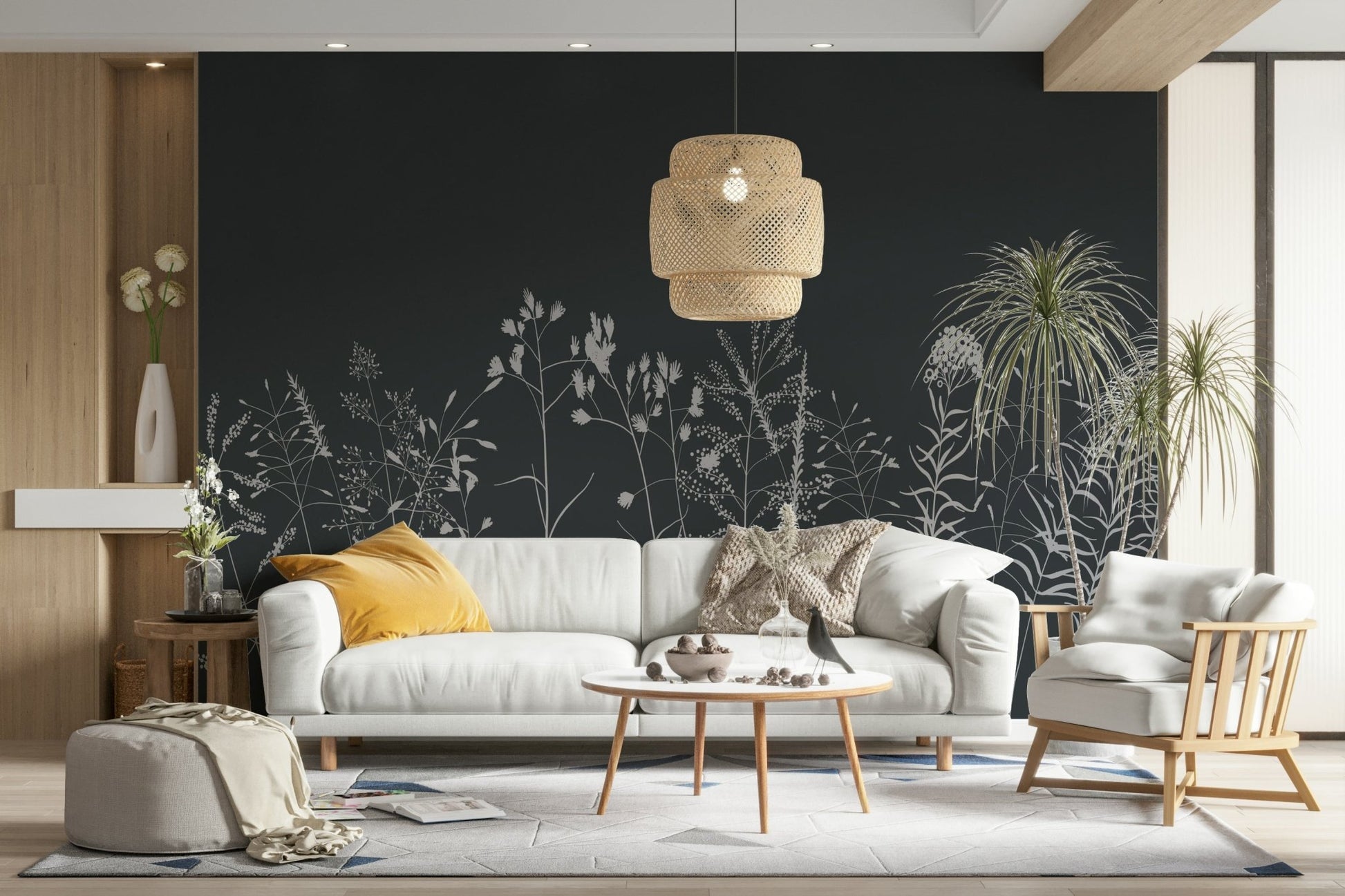 The design gives a feeling of quiet, natural beauty.

