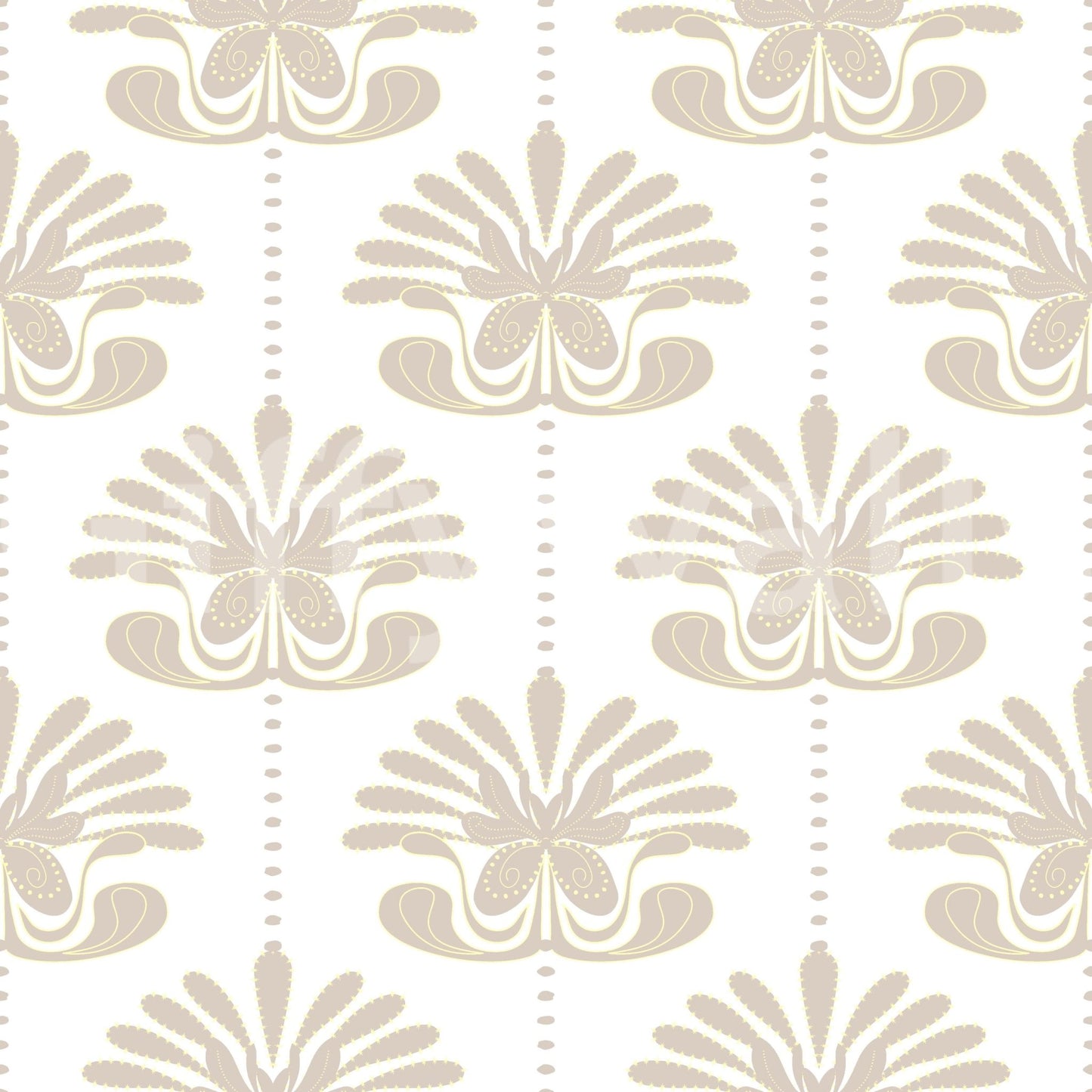 Chic Floral Symmetry Wallpaper‚Å†