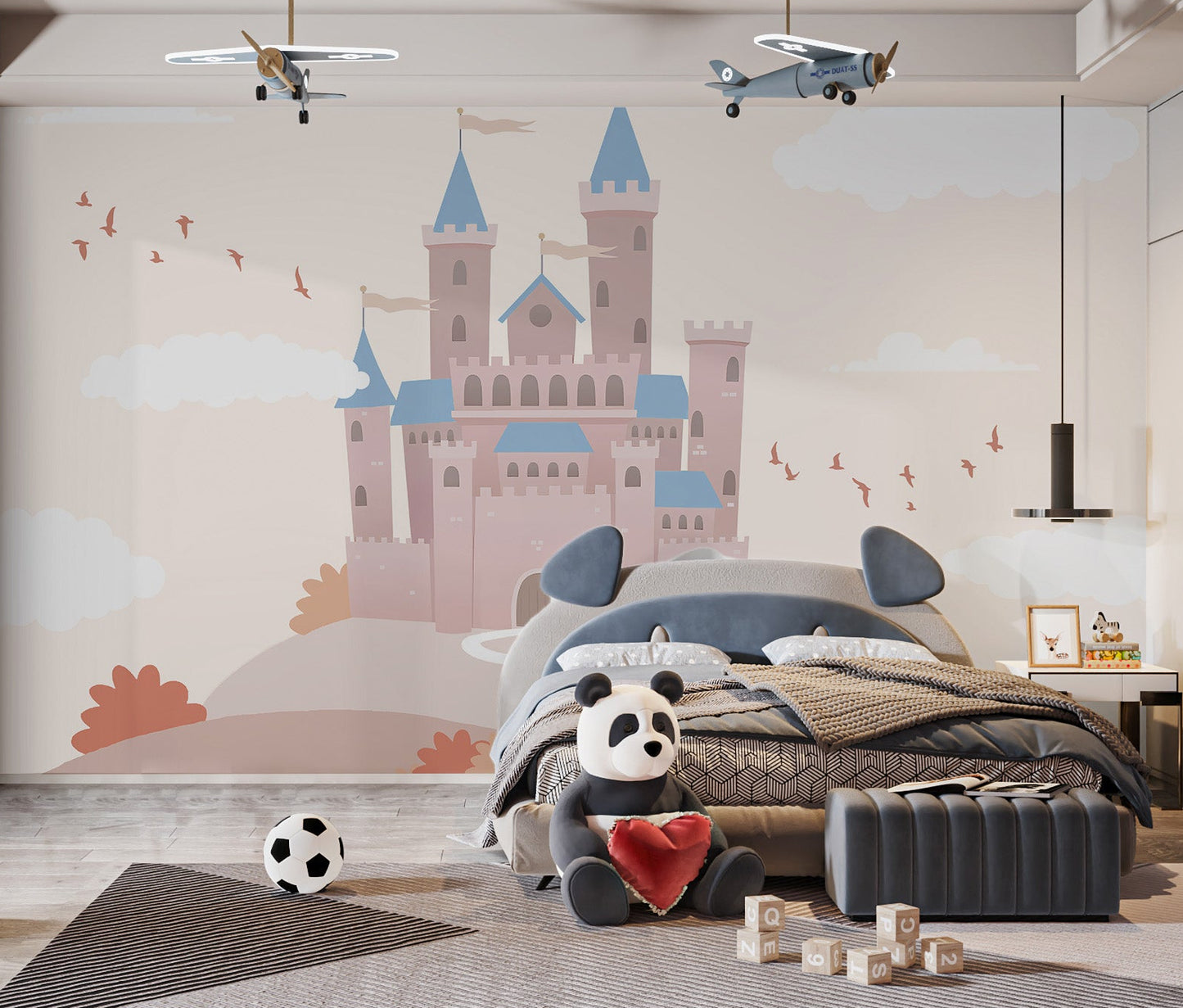 Fairytale Castle Wallpaper transforms nurseries into dreamlands