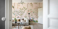 Chinoiserie Garden Wallpaper Mural Wall Mural