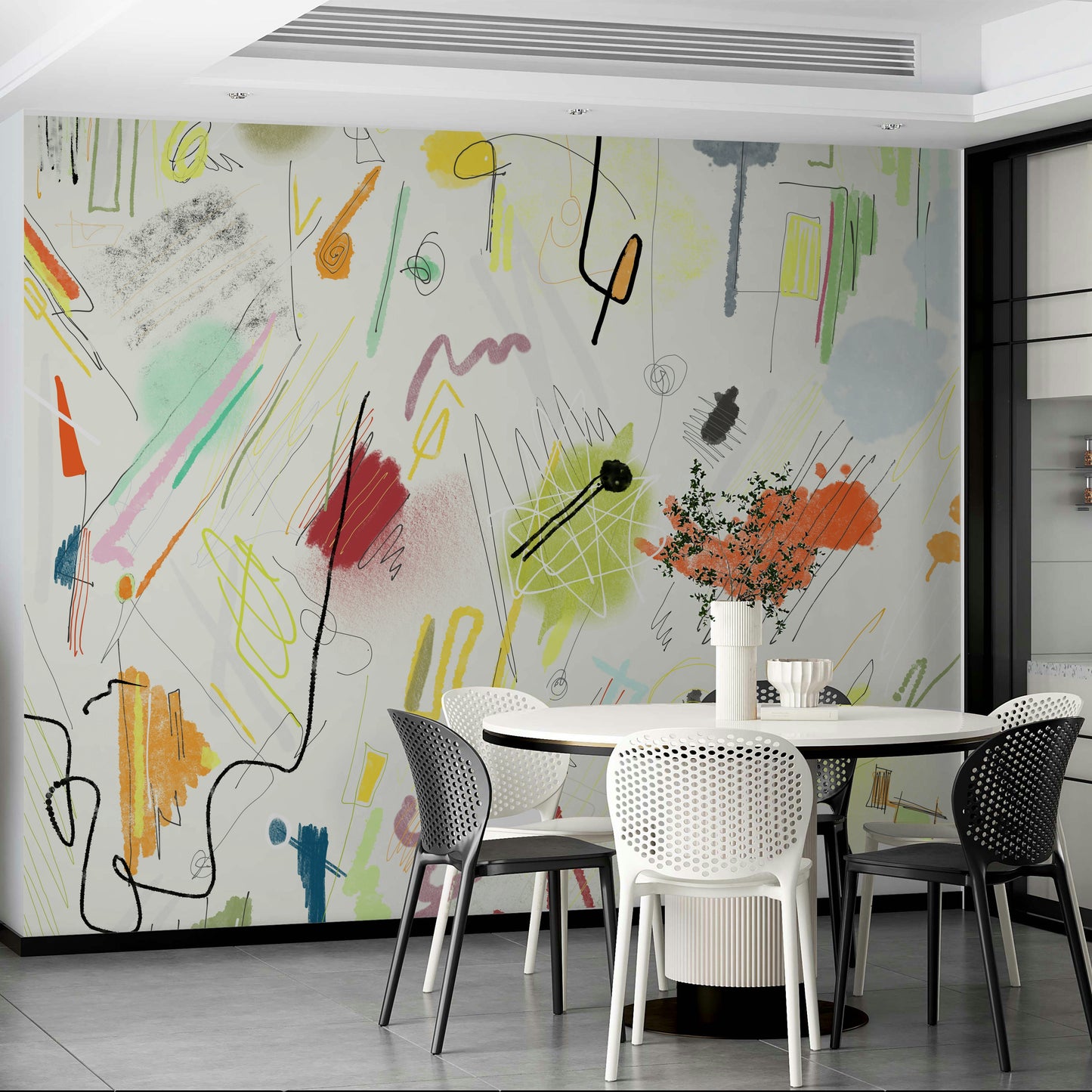 Cianfrusaglia 04 vægmaleri