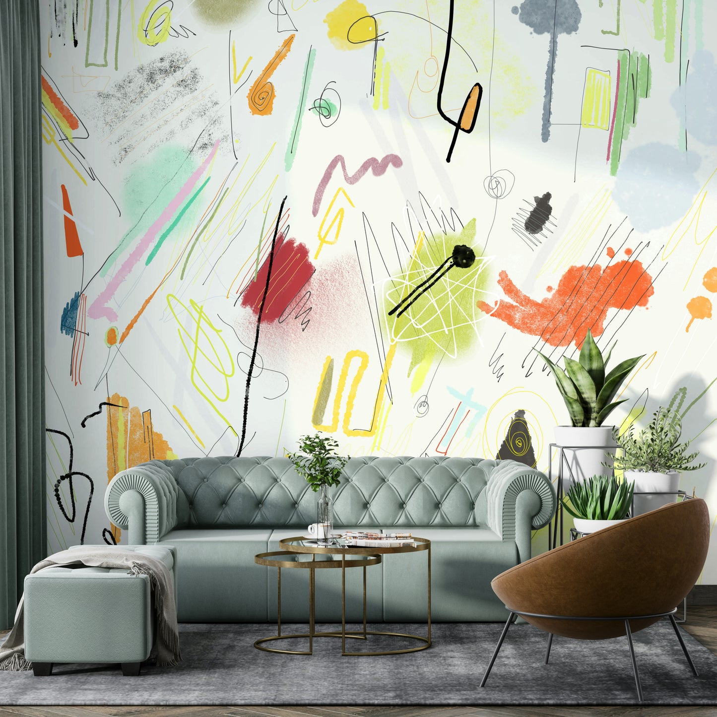 Cianfrusaglia 04 vægmaleri