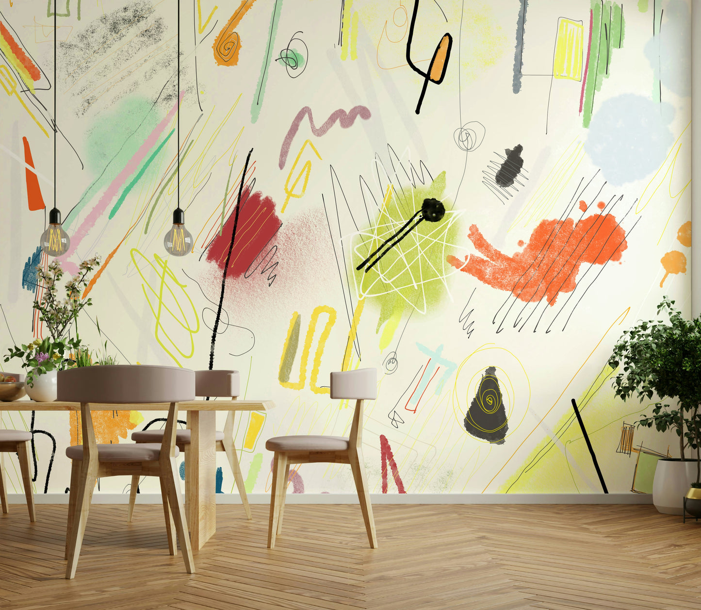 Cianfrusaglia 04 vægmaleri