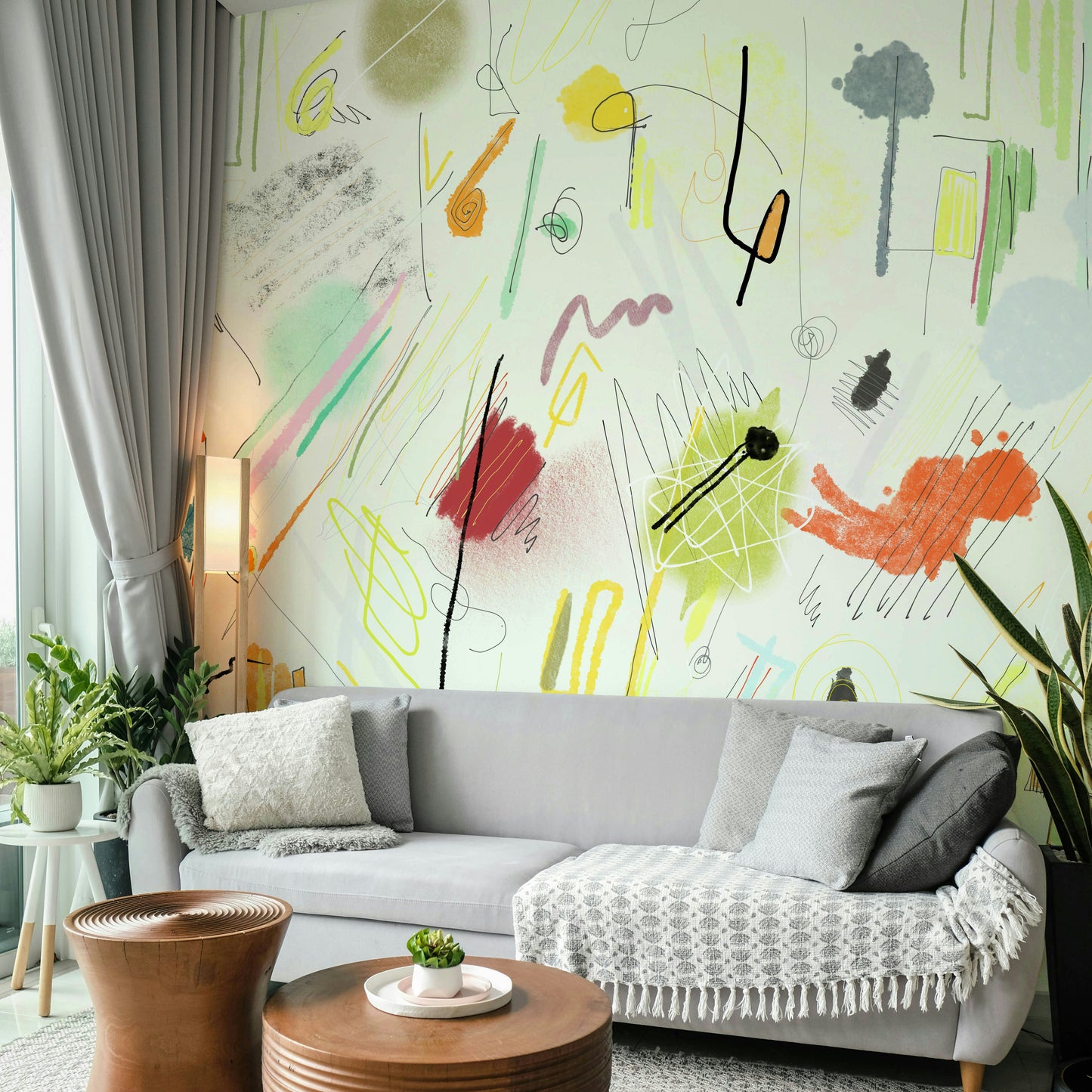 Cianfrusaglia 04 vægmaleri