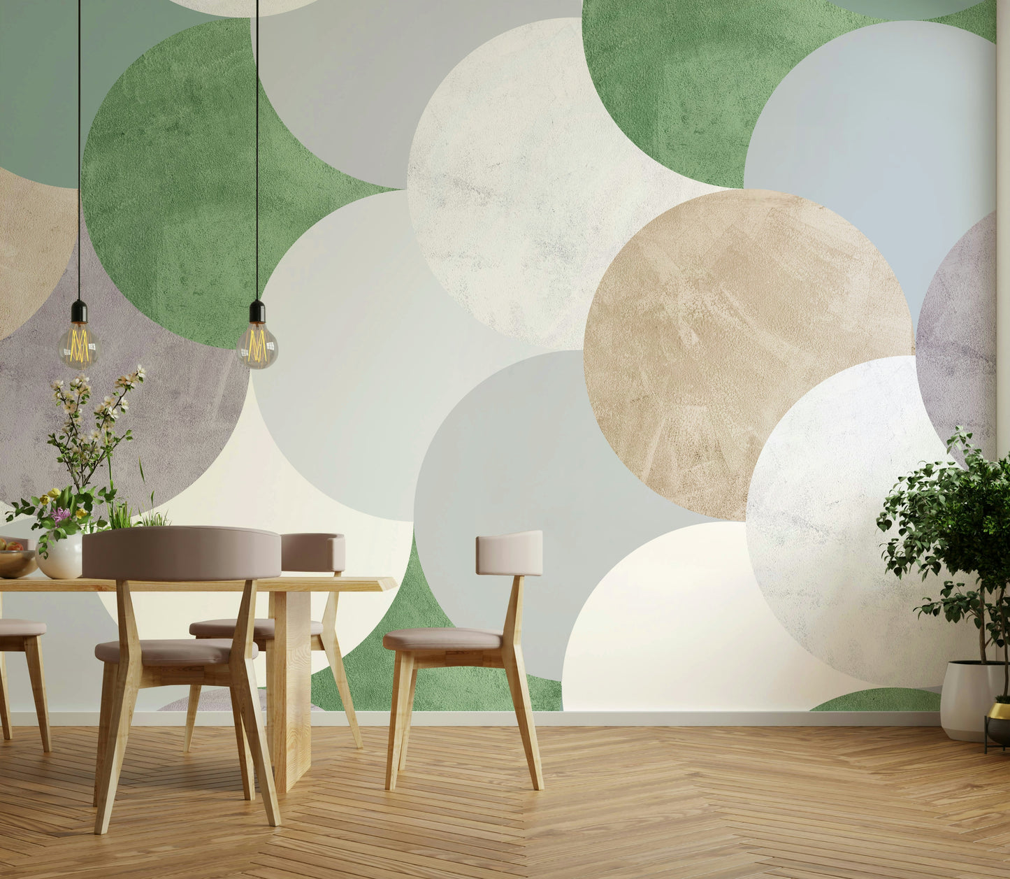 Circle Geometric Art Wall Mural