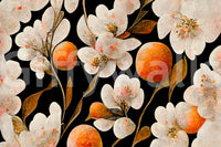 A high-quality serene botanical wall mural for walls.

