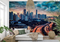 Cityscape Dawn Wall Mural