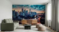 Cityscape Dawn Wall Mural