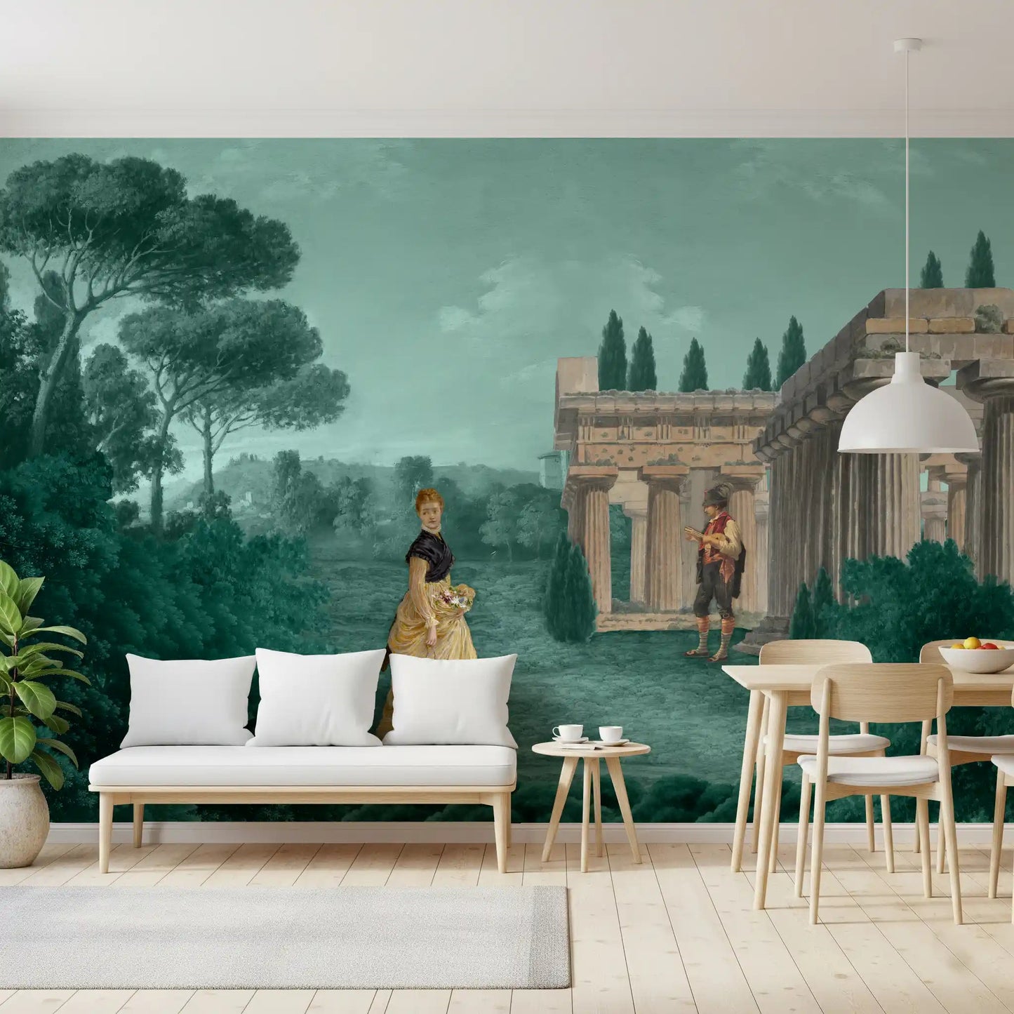 Classical Garden Retreat Wall Mural