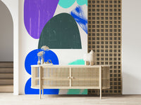 Clouds Wall Mural – Serene wall mural featuring soft, fluffy clouds floating across a peaceful sky.