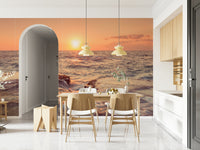Ethereal Coastal Dawn ocean view for a calming wall enhancement.