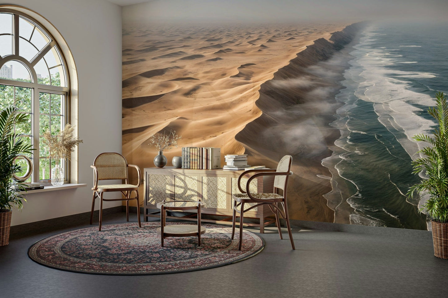 The mood is peaceful and serene.

