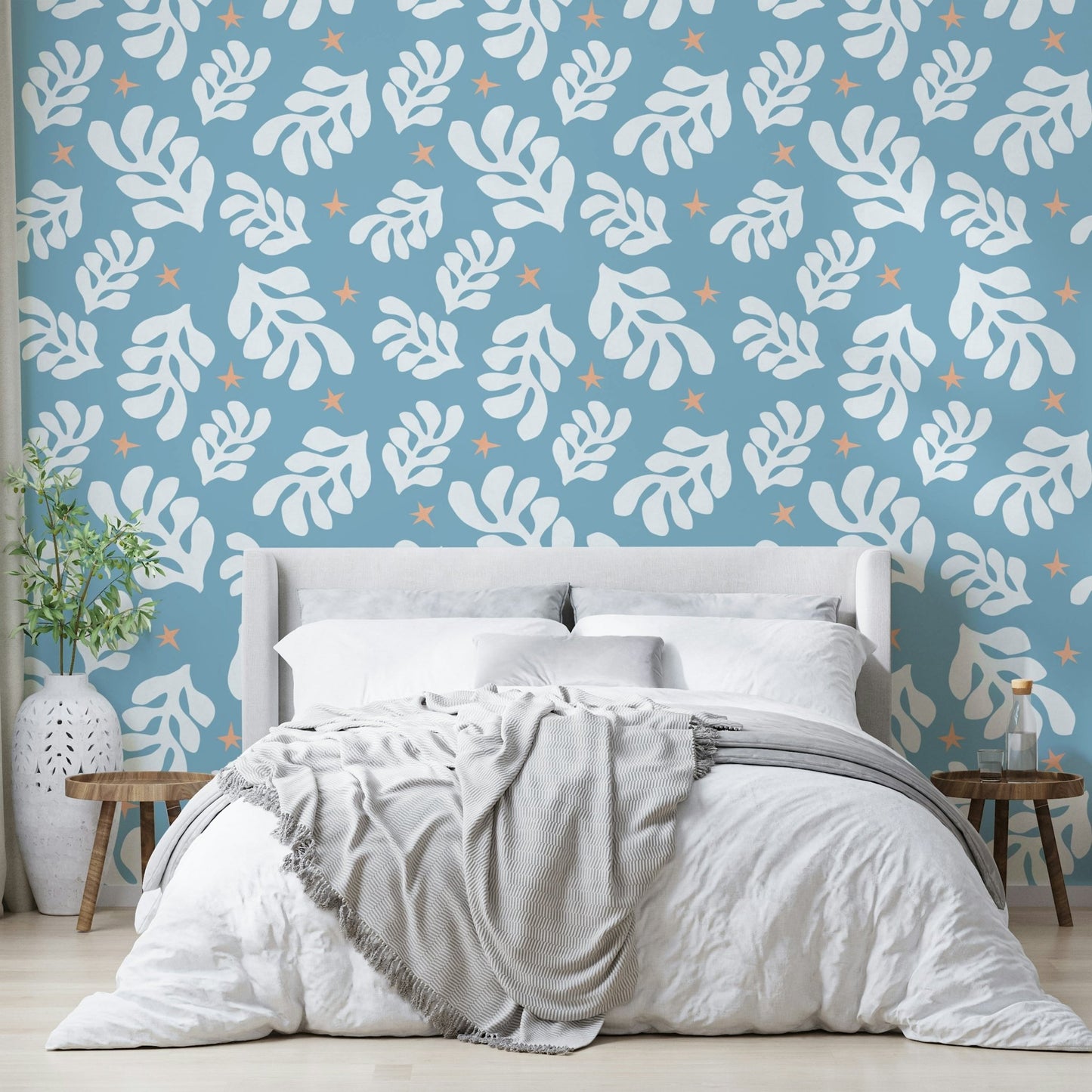 The design is non-realistic and interpretive.

