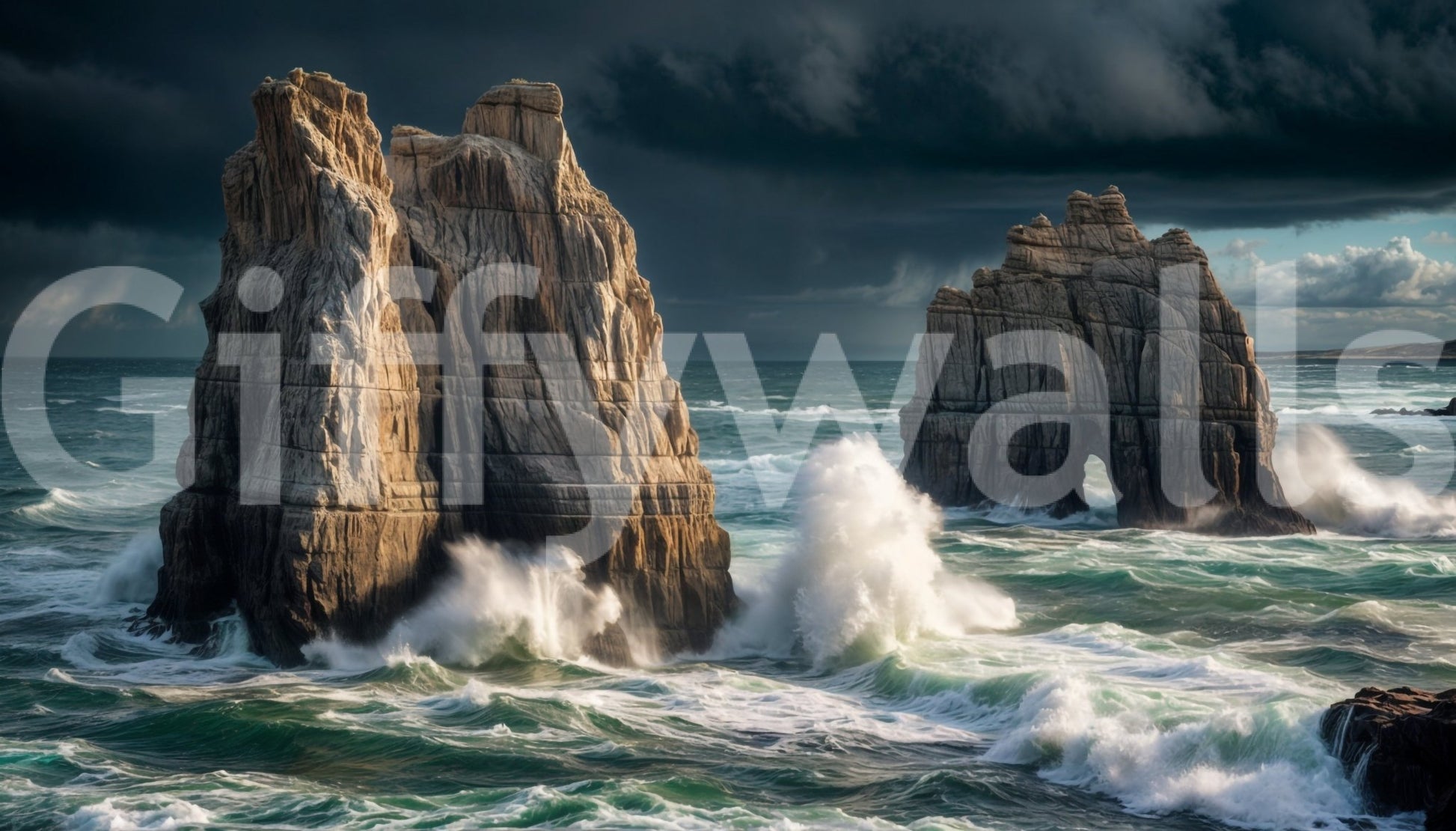 Coastal Giants Wall Mural