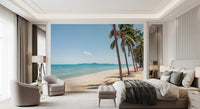Coastal Palm Serenity Wall Mural